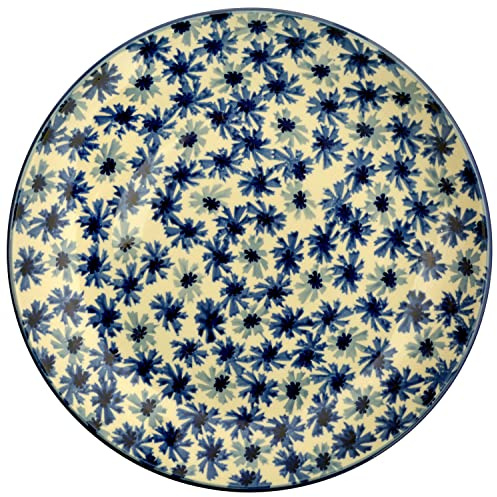 Bunzlauer Keramik Manufaktura Speiseteller (Dekor Kornblumen), T-132-70A