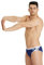ARENA Herren Men's Icons Swim Briefs Solid Badehosen Slip, Navy-White, 52 EU