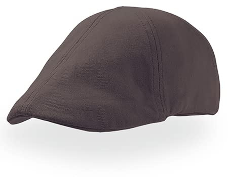 Hats of London Gatsby Street Flat Cap 100% Chino Baumwolle Erwachsene Unisex, braun, Einheitsgröße