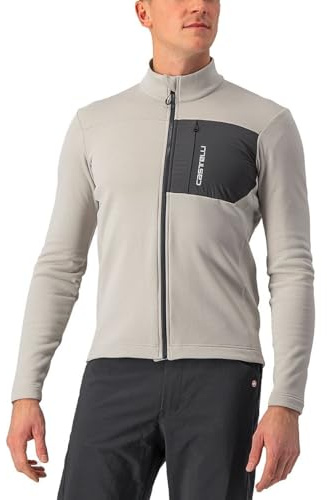 CASTELLI 4522505 UNLTD TRAIL JERSEY Sweatshirt Men's Grau/dunkelgrauer Travertin M