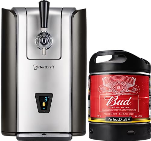 Pack tireuse à bière PerfectDraft Pro + 1 fût de bière - Idée cadeau (Bud)