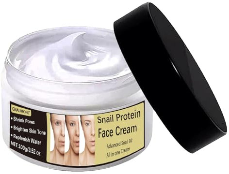 Snail Collagen Lifting & Firming Cream,Advanced Snail 92 All in One Creme,Schneckencreme für Gesicht Feuchtigkeitspflege,Schneckenschleim-Kollagen Straffende Creme,Facial Moisturiser Snail Cream 100G