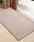 COLOR&GEOMETRY Dirt Trapper Door Matts Indoor 60x120 cm, Indoor Door Mat Non Slip, Front Door Mat Heavy Duty, Absorbent Doormats Inside for Entrance, Muddy Paws, Khaki (Rolled-up NO Creases)
