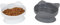 Kitty City Raised Cat Ear Bowls, Large Bowls 2pk (Modern)