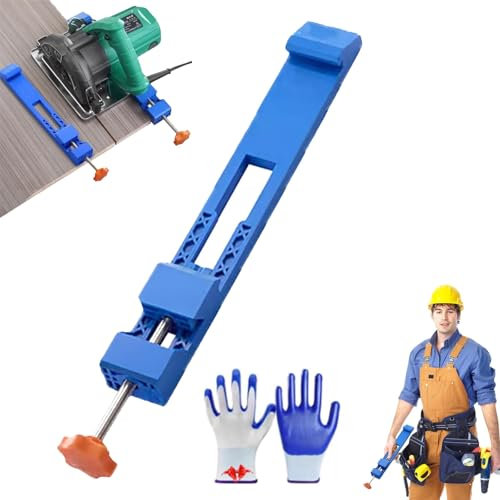 Adjustable Cutting Machine Base Guide, Electric Circular Saw Milling Positioning Clamp, Woodworking Tools, Edge Clamps, Power Tool Accessory Jigs for Precision Cutting and Milling Tasks(1pcs)