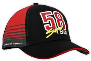 Master Lap Motorsport 11 Motorrad-Kappe, Schwarz , One size