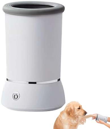 Nettoyeur Automatique De Pattes De Chien, Lave-pattes De Chien Rechargeable Par USB, Nettoyeur De Pattes De Chien Et De Chat Polyvalent À 360 °, Nettoyeur De Pattes D'animaux Polyvalent, Machine
