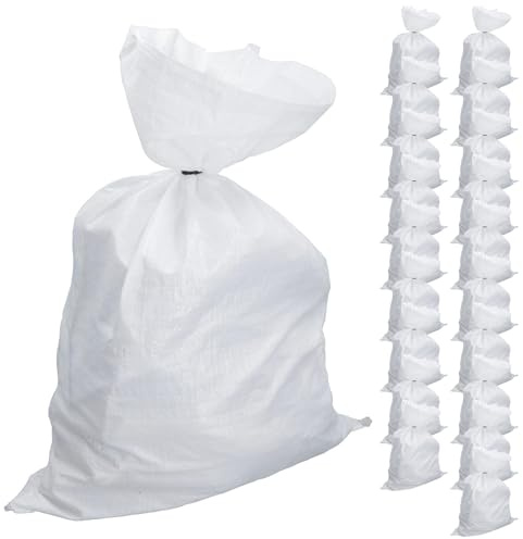 Heavy Duty Woven Polypropylene Bags Builder Sacks Rubble Logs 142 x 71cm 20pc