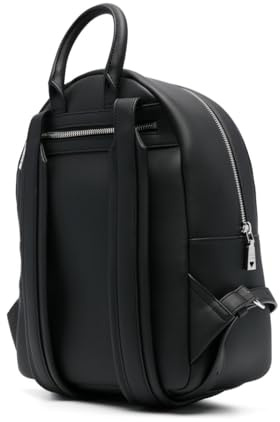 MOSCHINO Women's Love Bag Backpack Faux Leather Black, Black, M