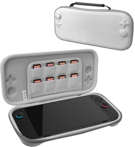 Hermitshell Hard Travel Case for Nintendo Switch 2 Controller (Only case) (Grey, Case for Controller)