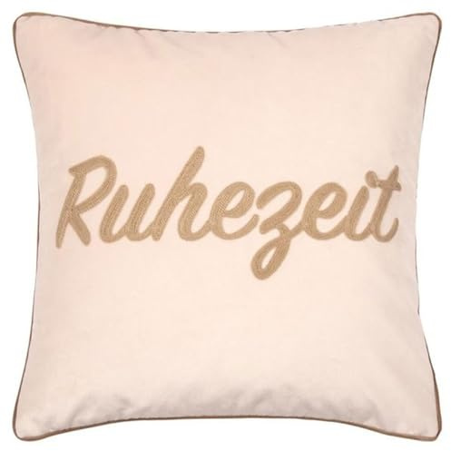 PAD Letters RUHEZEIT, Taupe-Sand, 45 x 45 cm