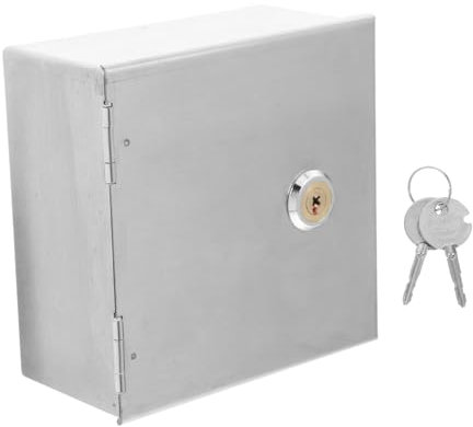 HIAKDOFT Elettrica Inossidabile Con Serratura e Chiavi Giunzione Stagna Per Esterni Protezione Per Prese Elettriche e Veicoli Elettrici