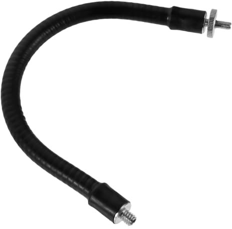 YARNOW Einstellbare Metall Mikrofon Schreibtisch Schwanenhals Ständer 25cm Flexible Arm Für Live-streaming M5 Zu 1/4 Gewinde Adapter Biegsamen Stange
