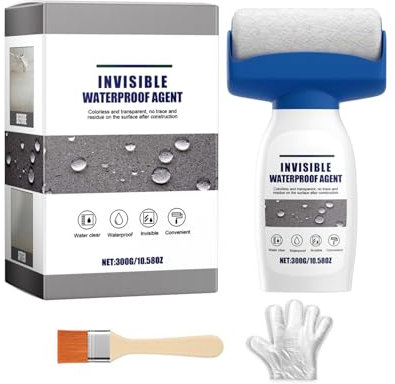 Adhesivo Impermeable Transparente - Sellador Impermeable Para Pinturas - Alta Adherencia, Secado Rápido Y Duradero Para Reparar Grietas En Techos De Hormigón, Madera, Metal Y Cobertizos