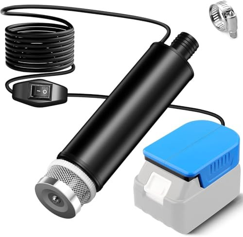 für Makita 18V Wasserpumpe – 120W Kabellose Wassertransferpumpe, 500 GPH Mini-Pumpe für Pool, Garten, Aquarium, Teich, Tank (ohne Akku)