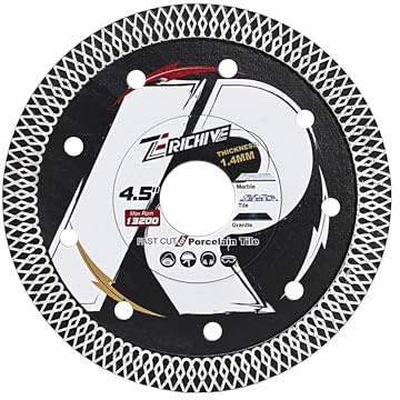115 mm Diamant-Trennscheibe (ultradünn) für Winkelschleifer – für Porzellan,Granit,Marmor,Beton,Fliesen & Keramik