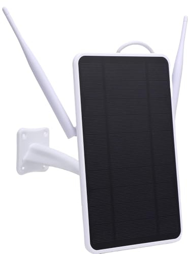 Asixxsix Solar Powered 4G LTE Modem Router, IP66 Water Proof Outdoor Wireless WiFi Router with SIM Card Slot, Solar WiFi Extender, 4G Repeater for Camping, RVs (US Version)