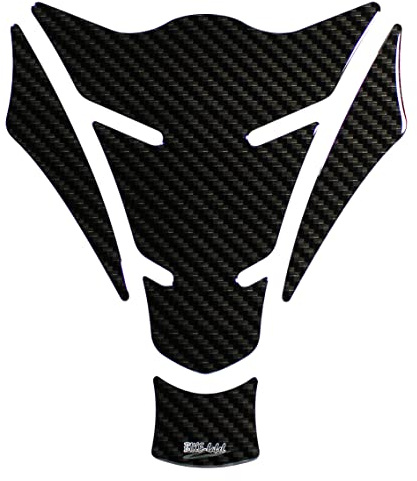 BIKE-label Tankpad 3D Carbon Schwarz Optik universell für Motorrad Tanks X507751VA