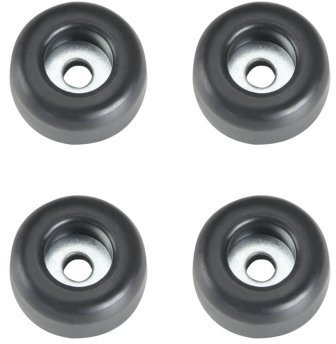 Beutel mit Set von 4 Füße aus Gummi 25 x 11 mm