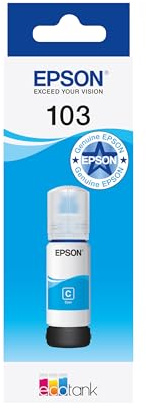 Epson 103 ECOTANK CYAN INK BOTTLE 65ml (Cyan)