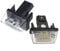 BOOMBOOST 2pcs Number Plate Lights, 12V 6000K Waterproof LED License Plate Lights Rear Lamp Compatible for 206 207 306 307 308 406 407 5008 Partner C3 C4 C5 Berlingo Saxo