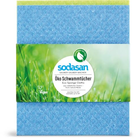 Sodasan Öko Schwammtücher 2er Pack (2 x 2 Stk)