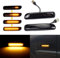 Hacreyatu 1 paire Clignotants latéraux de clignotant latéral LED, voyants de direction pour B-MW 3 Series E46 Limo Coupe Compact Cabriolet