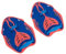 Speedo Unisex Erwachsene Biofuse Power-Paddel | Schwimmtraining | Handpaddel Trainingsausrüstung, Blue Flame/Fluro Tangerine/Poolblu, L