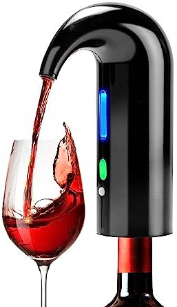 Decanter Aeratore per vino elettrico Versatore rapido intelligente dell'aeratore del vino a un bottone per gli accessori dei regali del vino del festival della festa di famiglia del BBQ