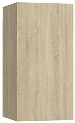 vidaXL Mobile TV Rovere Sonoma 30,5x30x60 cm in Legno Multistrato