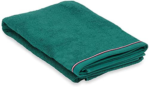 Tommy Hilfiger - Asciugamano Da Bagno Viso e Bidet o Telo | Degree | (Evergreen Z1, 40 x 60 cm)