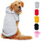 Ducomi Kapuzen Hunde Sweatshirt aus 100% Baumwolle – Kleines Hundepullover – Kleidung für Hunde Aller Rassen und Größen – Warmer Pullover, Einfarbiger Mantel von XS bis 9XL (Grey, L)