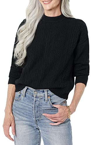 Amazon Essentials Damen Moderner Soft-Touch-Pullover Mit Rundhalsausschnitt (Erhältlich In Übergröße)