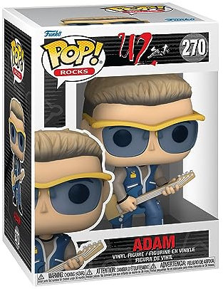 Funko Pop! Rocks: U2 - ZooTV - Adam Clayton - Figura de Vinilo Coleccionable - Idea de Regalo- Mercancia Oficial - Juguetes para Niños y Adultos - Music Fans - Muñeco para Coleccionistas y Exposición
