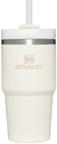 STANLEY Quencher H2.0 FlowState Gobelet isotherme en acier inoxydable avec couvercle et paille pour eau, thé glacé ou café, smoothie et plus encore, 591 ml