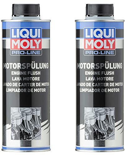 Liqui Moly 2X Pro-Line Motorspülung 500ml | Reinigt den Motor von innen und entfernt Ablagerungen | Motoröl Additiv für Diesel- & Benzin-Motoren | 2X 500ml