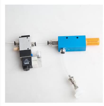 Jieotwice Generador de Vacío Industrial Succionador Neumático Presión Negativa Manipulador de Succión Grande Accesorios(DC24V 1 ventosa)