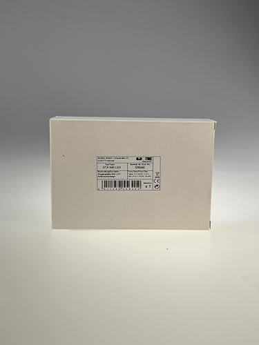 Grothe Klingeltaster Türklingelknopf mit großem Namensschild Unterputz LED-Beleuchtung Edelstahloberfläche ETA 640 (Nach Montage sind keine Schrauben sichtbar, inklusive Aufputz-Rahmen)