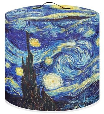 TODIYADDU Starry Night Air Fryer Cover Dust Cover Van Gogh Painting Instant Pot Pressure Cooker Cover Compatible with Most Kitchen Appliances Exquisite Instant Pot Pressure Cooker Accessories Gifts