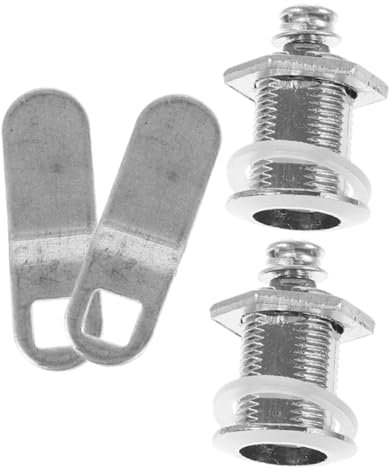 PHENOFICE Abschließbares Mülleimer-set – 2-teilig – Mülltonne Outdoor – Mülltonnendeckel-verschluss – Dreieckschlitz-verschluss