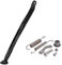 Dirt Bike Kickstand Seitenständer CNC Aluminium Stützständer mit Federn für XC EXC EXC-F TE TX FE EX EC ES 125 150 250 300 350 450 500 2023-2024 Schwarz