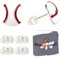 Beebeecraft 1 Box 4 Paar Baseball Ohrringe 925 Sterling Silber Ohrringe Metalllegierung Sportball Ohrringe Mit 1 Samtbeuteln Schmuckhandwerk Für Frauen Und Männer Sportfan Geschenke Weiß