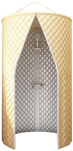 Duschzelt Umkleidezelt Toilettenzelt Tragbare Duschvorhang Rund Hängend Umkleidekabine Duschspinne für Badezimmer/Outdoor-Camping - Verdickt 8mm - Warm Halten - Wasserdicht