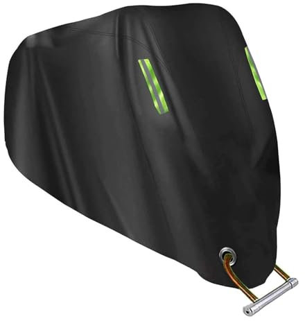 Funda para Moto para Kawasaki Z1000, Cubre Moto Impermeable Funda Motocicleta Exterior Cubierta Protectora Prueba Sol Lluvia Polvo,XXXL