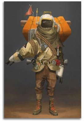 KOAXEWU Poster mit Videospiel-Stern-Pionier-Motiv, dekoratives Gemälde, Leinwand, Wandposter und Kunstdruck, moderne Familienschlafzimmer-Dekoration, Poster, 50 x 75 cm