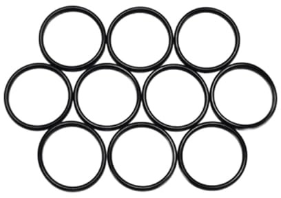 Einzelne Premium O-Ringe aus NBR70 in Carbon Black, Dichtungsringe (10 Stück, 24x2,5)