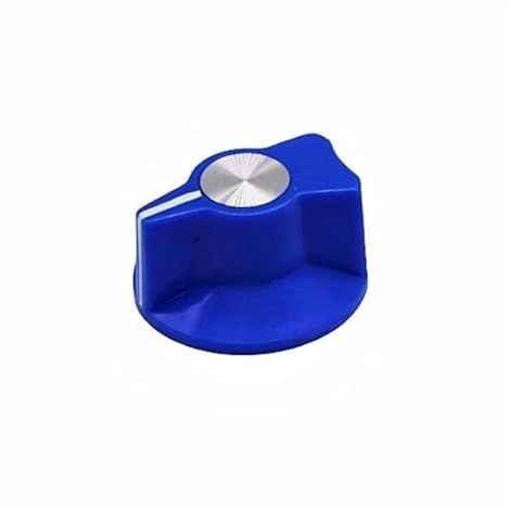 HWWW 29 x 16 mm Lautstärkeregler for Gitarrenverstärker, Audio-Einstellknopf for Hallgeräte, Kunststoffknopf.(Blue)