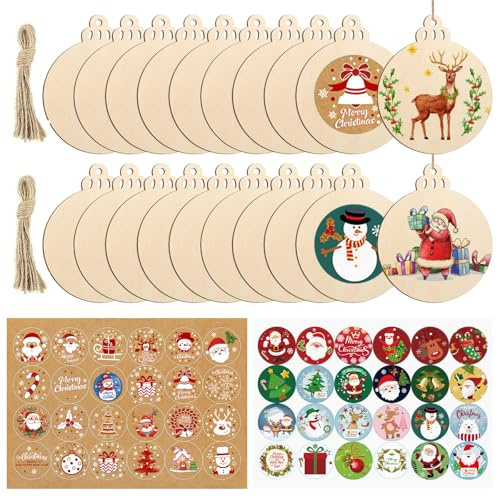 ZXTGBQ 20 Pezzi Palline di Natale Vuote Trasparenti DIY, Palle di Natale Tonde da Appendere, Decorazioni per Alberi di Natale, Decorazioni Sospese per Le Vacanze, per Decorare l'Albero di Natale