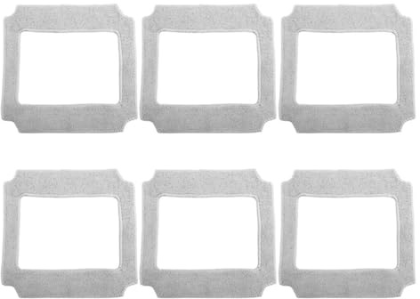 6PCS Fenster Reinigung Roboter Mopp Tuch Putzlappen Handtuch Staub Tuch, Kompatibel for LIECTROUX,YW910 Hohe Aufstieg Wohnung Windows
