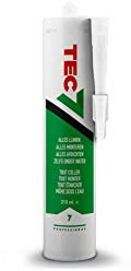 Tec7 Klebstoffe/Kleben, Montieren und Abdichten | Weiß | 310ml | Einfach zu verarbeiten und für viele Materialien